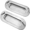 Nothers 2 Pack Maniglia a Incasso 120mm Acciaio Inox Cassetti