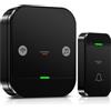 URESMAT Campanello Senza Fili da Esterno con Ricevitore a Spina, Alimentazione a Batteria Campanello Wireless Portata 300M, 60 Melodie, Volume Regolabile, Facile Installazione per Casa Appartamento Ufficio