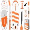 FBSPORT Tavola SUP Gonfiabile Adulti 335 cm, Extra Larga da 15 cm Stand Up Paddle Board, capacità di Carico di 160 kg, Set Completo con Pagaia, Pompa, Perfetto per Viaggi di Surf Yoga