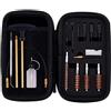 Boosteady Set pulizia pistola universale Kit pulizia pistola Set pulizia pistola per calibro .22.357.38/9mm.45