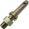 cyclingcolors Perno di Collegamento Diametro 22 mm Categoria 1 Traino Trattore Gancio Rimorchio Attacco ASSE Spina Scatto Spinotto Carrellino Acciaio Zincato Auto, Filettatura M20x39mm