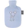 Fashy, Borsa dell'acqua calda, 0,8 Pile rivestito con motivi, Modelli Assortiti