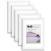 Americanflat Set di cornici portafoto da 20 x 30 cm, colore bianco, da utilizzare come cornice per foto da 15 x 20 cm con passepartout o 20 x 30 cm senza passepartout, decorazione da parete per