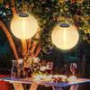 GAOUTO 2 lanterne solari per esterni, 30 cm, lampada solare per esterni, sensore di luce, lanterna a LED, impermeabile, luce bianca calda, lampada da giardino, lanterna da giardino, lanterna per esterni, per