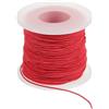 PATIKIL Elastico Per Bracciali 164 Piedi/50 Metri Lunghezza 0.8 Mm Diametro 1 Rotolo Resistente Cordino Elastico Per Creazione Gioielli Collane Perline Fai Da Te Rosso