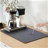 Zawaer Tappetino Scolapiatti, 40 X 60cm Super Assorbente Scolapiatti da Lavello, Tappetino per Caffè Tappetino per Caffettiera con Retro in Gomma Antimacchia