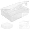 HOCHASOIN 30 Pezzi Scatole in plastica trasparente con coperchio - Piccole scatole organizer impilabili per perline e gioielli - Mini scatole portaoggetti per pillole e articoli fai da te