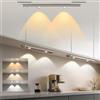 LROLTEF Luce LED Sottopensile Cucina 30CM 2200mAh 3 Temperature Colore Ricaricabile USB luce armadio LED Con Sensore di Movimento per Luci Lampada Dimmerabile Luce Ambientale Occhio di Gatto|2 Pezzi