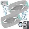 Hpbaggy 2 Pezzi Sacchetto per Lavare Scarpe in Lavatrice | Sacchetto per Lavare Scarpe in Ciniglia