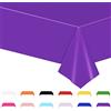 POPOYU Tovaglia Profondità Purple Decorazioni per Feste di Compleanno,137x274cm Tovaglia per Feste,Tovaglia da Colorare Decorazioni,Gigante Carta Tovaglia per Halloween,Matrimonio,Pensione