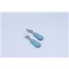 BABY'S CLAN Set posate per bambini Baby's Clan forchetta e cucchiaio in acciaio e silicone