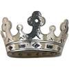 Liontouch - Corona d'Argento per Bambini e Ragazzi | Taglia Regolabile con Velcro - età 3+ | Accessorio Regale per Travestimenti, Costumi e Giochi di Ruolo | Gommapiuma Morbida, Sicura e Resistente