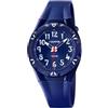 Calypso Orologio Bambino Analogico Gomma Blu - Movimento al Quarzo - Vetro Alta Resistenza - Impermeabile 10 ATM K6064/3 - Sweet Time