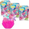 INKEE Set di 3 Bombe da Bagno per Bambini: Sirene, Unicorno e Galupy Mermaid con Sorpresa, Idea Regalo