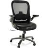 HJH Office 691000 XXL Sedia girevole INSTRUCTOR T I Sedia da ufficio in similpelle/mesh fino a 220 kg, nero/titanio