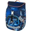 Baagl Zaino scuola per 1 ° classe ragazzi ragazze Airy zaino scuola ultraleggero borsa scuola bambini zaino scuola elementare, Moto., 24 × 36 × 20 cm