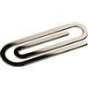 Arfasatti Fermasoldi Graffetta in Argento Sterling 925 Piatta Lunga. Clip Fermasoldi Graffetta Grande.