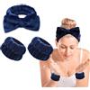 OWITER Skincare Fascia e polsini Make Up Fascia da polso per viso (blu navy, 1 pezzo (confezione da 1)