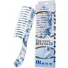 Denman D28 Pettine districante a denti larghi, fantasia floreale, pettine curvo per districare, definire i ricci, lisciare, pettine bagnato per tutti i tipi di capelli, donne e uomini