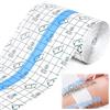 XSHAO® Benda Trasparente Impermeabile, 15 cm x 10 m Cerotti Impermeabili per Doccia, per Doccia/Pellicola per Tatuaggi/Bendaggio Antiallergico/Protezione Delle Ferite