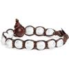 VLNET® | Bracciale Tamashii Mani Stones | pietre naturali incise con polvere d'Argento | agata bianca