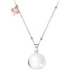 MAMIJUX Chiama Angeli Albero della Vita Catenina Mamma Idea Regalo Gravidanza Collana Donna Richiamo degli Angeli Catenina Acciaio