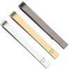 PATIKIL 3Pcs Fermacravatte Per Uomo, Acciaio Inossidabile Lettera D Alfabeto Set Di Puntine Da Cravatta Con Scatola Regalo Per Matrimonio Festa Del Papà, Argento/Oro/Nero