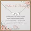 Weelody Collana per mamma e 2 bambini, in argento Sterling, con 3 cuori, regalo per la festa della mamma, regalo di compleanno per la mamma