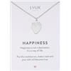 LUUK LIFESTYLE Collana con Ciondolo Fragola, Argento, 50cm