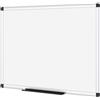 VIZ-PRO Lavagna Magnetica Cancellabile a Secco, Cornice in Alluminio, 120 x 60 cm