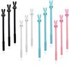 SITAKE 12 Pz Cute Kawaii Fun Pens, 0,5 mm Cartoon Rabbit Bunny Black Ink Scrittura Penne a sfera Gel, forniture scolastiche di cancelleria giapponese coreano per ragazze
