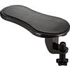 Dilireba Poggiapolsi per Mouse, Supporto per Poggiapolsi, Poggiapolsi per Computer Regolabile, Memory Foam Rotante Ergonomico Poggiapolsi Regolabile per Ufficio, Lavoro, Studio, Gioco, Scrivania, Sedia (Nero)