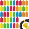 NHDDGR 50 etichette per cavi con chiusura in , etichette per cavi riutilizzabili (4 x 2 cm), targhette scrivibili per gestione dei cavi, ufficio e casa, resistenti alle sbavature, multicolore e senza residui