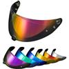 PSLER Visiera per HJC i70 i10 HJ-31,Visiera Colorata Accessori per Casco da Moto Ricambio(Aurora Trasparente Rosso)