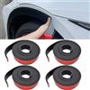 Aartner 1,5m Protezioni Universali Parafango, 4 Pezzi Autoadesive Estensione Parafango, Allargamento Passaruota, Protezioni Passaruota in PVC, Coperture Ruota per Protezione e Decorazione dell'Auto