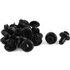 uxcell sourcing map 15 PCS Rivetto plastica Fissaggio Alette Fango paraurti Fermi parafango Nero Foro 7 mm
