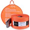 JCHL Cinghia di traino resistente di recupero, 4 x 20 'corda, 35000 libbre (18 ton), capacità nominale, fune di traino fuoristrada, anelli rinforzati, borsa