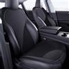 Ywooon Coprisedili anteriori per auto per Tesla Model 3/Y/S 2017-2024 2025 Traspiranti morbidi e antiscivolo - Cuscino per sedile confortevole per accessori interni di guida BlackIce, 4 pezzi