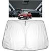 GAFAT [Upgrade] GAFAT Compatibile con Peugeot 2008 2014-2019 Active Allure Parasole per Parabrezza interno, Accessori 2008 2016 Protezione Solare, Raffreddamento, Protezione UV