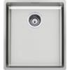 Foster 3139 850 Lavello da Incasso 1 Vasca Monovasca 430 x 480 mm sottotop Serie 45 R12 Acciaio Inox 3139850