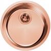 Foster 1130 868 Lavello da Incasso 1 Vasca Circolare diametro 425 mm sottotop Serie Circolari sottotop Acciaio Inox PVD Copper 1130868