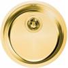Foster 1130 869 Lavello da Incasso 1 Vasca Circolare diametro 425 mm sottotop Serie Circolari sottotop Acciaio Inox PVD Gold 1130869