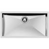 Foster 1218 850 Lavello da Incasso 1 Vasca Monovasca 850 x 450 mm sottotop Serie Quadra Acciaio Inox 1218850