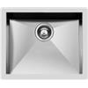 Foster 1215 850 Lavello da Incasso 1 Vasca Monovasca 550 x 450 mm sottotop Serie Quadra Acciaio Inox 1215850