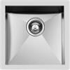 Foster 1214 850 Lavello da Incasso 1 Vasca Monovasca 450 x 450 mm sottotop Serie Quadra Acciaio Inox 1214850