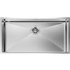 Foster 1718 850 Lavello da Incasso 1 Vasca Monovasca 840 x 440 mm sottotop Serie Quadra R12 Acciaio Inox 1718850