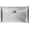 Foster 1717 850 Lavello da Incasso 1 Vasca Monovasca 750 x 440 mm sottotop Serie Quadra R12 Acciaio Inox 1717850