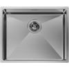 Foster 1715 850 Lavello da Incasso 1 Vasca Monovasca 540 x 440 mm sottotop Serie Quadra R12 Acciaio Inox 1715850