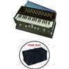 Fatto a mano Nuovo strumento musicale indiano Harmonium 7 Stopper Multi Bellow 39 tasti 44...