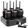 Retevis RT27 Walkie Talkie con Caricatore da 6 Slot, Ricetrasmittenti Profession